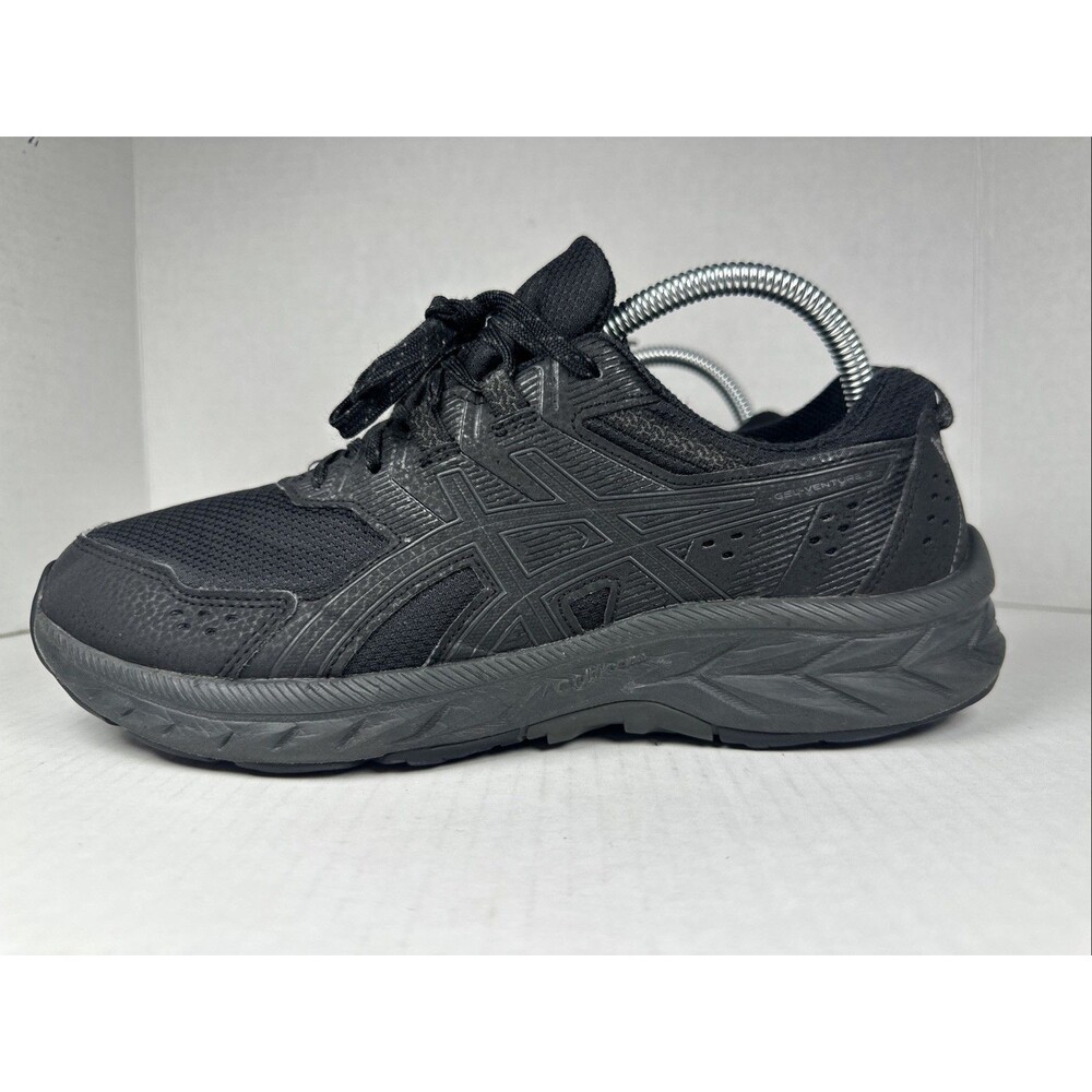 Asics Mens Gel Venture 9 1011B488 Triple Black Running Shoes Sneakers SZ 8.5